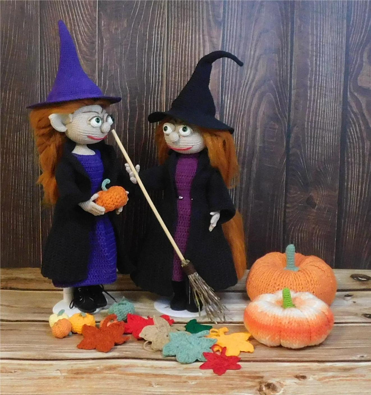 CROCHET PATTERN/Young witch / amigurumi PDF only
