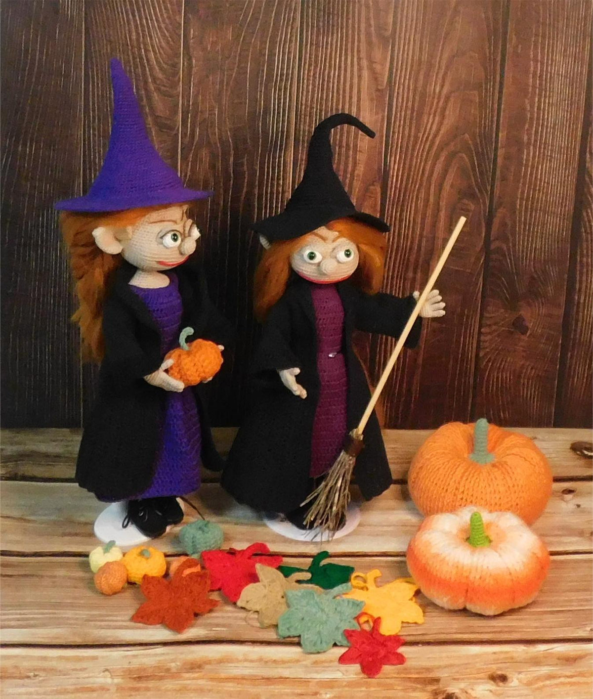 CROCHET PATTERN/Young witch / amigurumi PDF only
