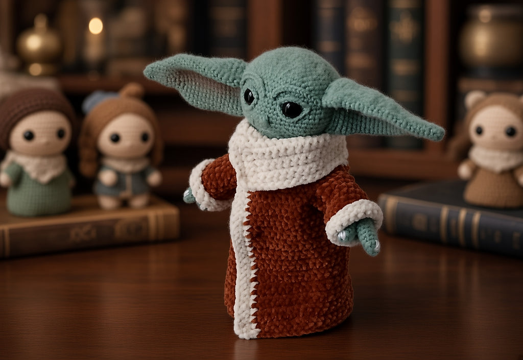Baby cosmic/Crochet Pattern/寶貝尤達   /Pattern Amigurumi PDF only,