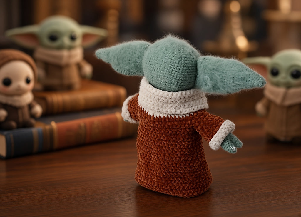 Baby cosmic/Crochet Pattern/寶貝尤達   /Pattern Amigurumi PDF only,