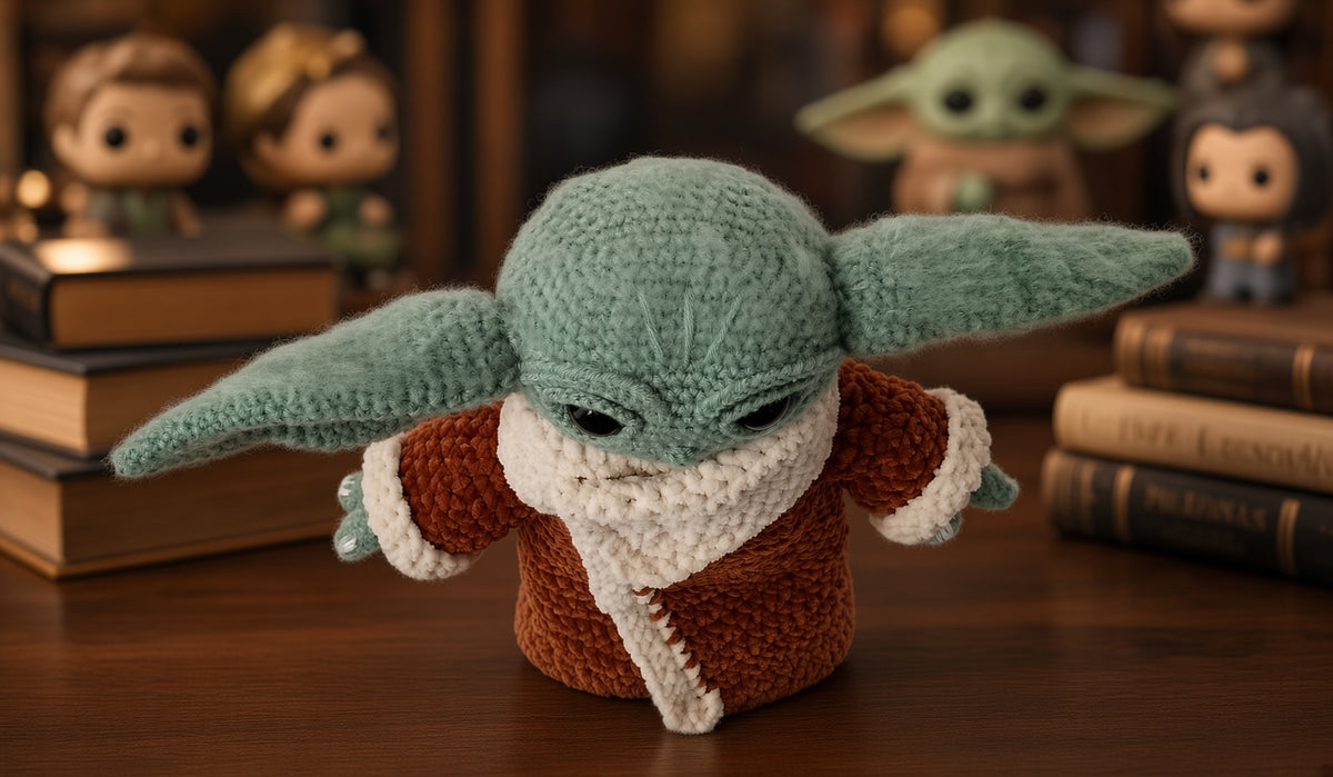 Baby cosmic/Crochet Pattern/寶貝尤達   /Pattern Amigurumi PDF only,