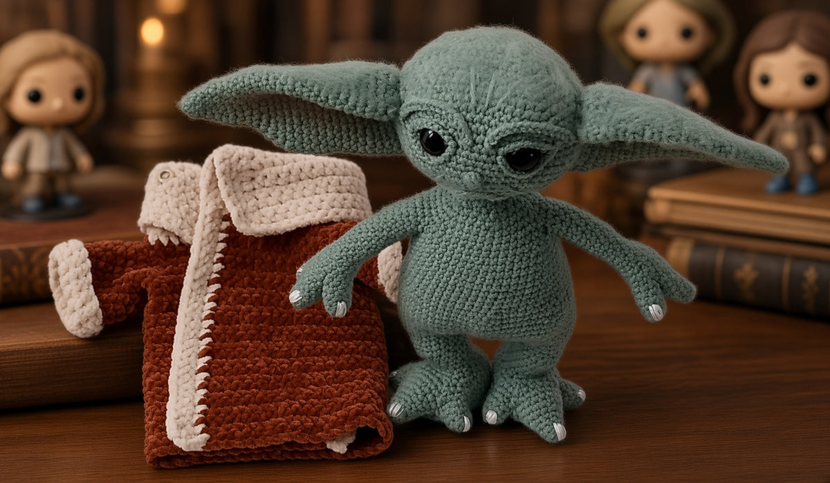 Baby cosmic/Crochet Pattern/寶貝尤達   /Pattern Amigurumi PDF only,