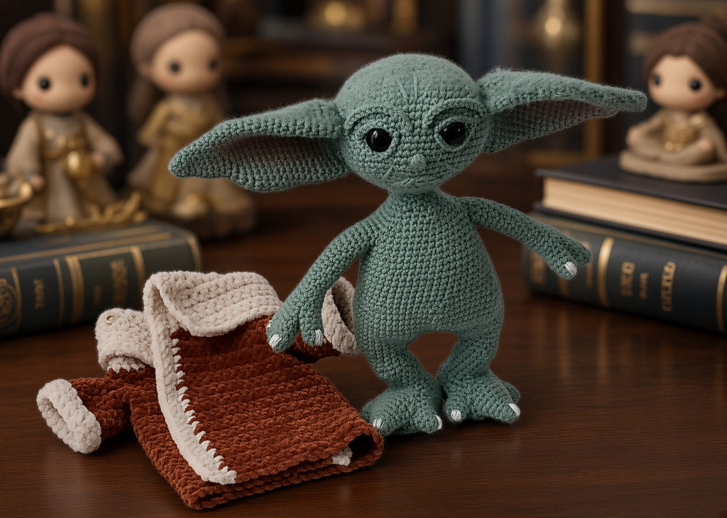 Baby cosmic/Crochet Pattern/寶貝尤達   /Pattern Amigurumi PDF only,