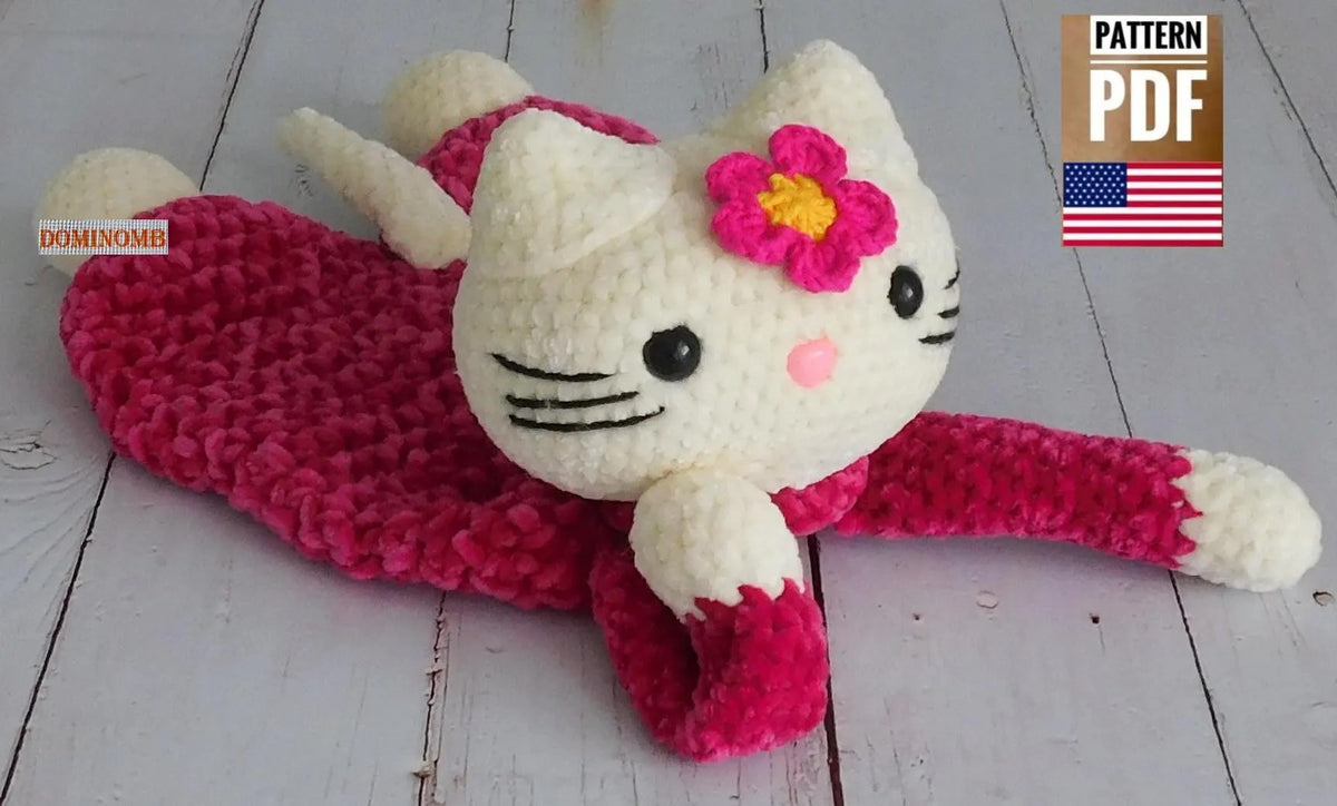 Crochet Pattern:Kitty, Amigurumi Toy (PDF only)