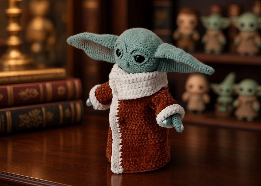 Baby cosmic/Crochet Pattern/寶貝尤達   /Pattern Amigurumi PDF only,